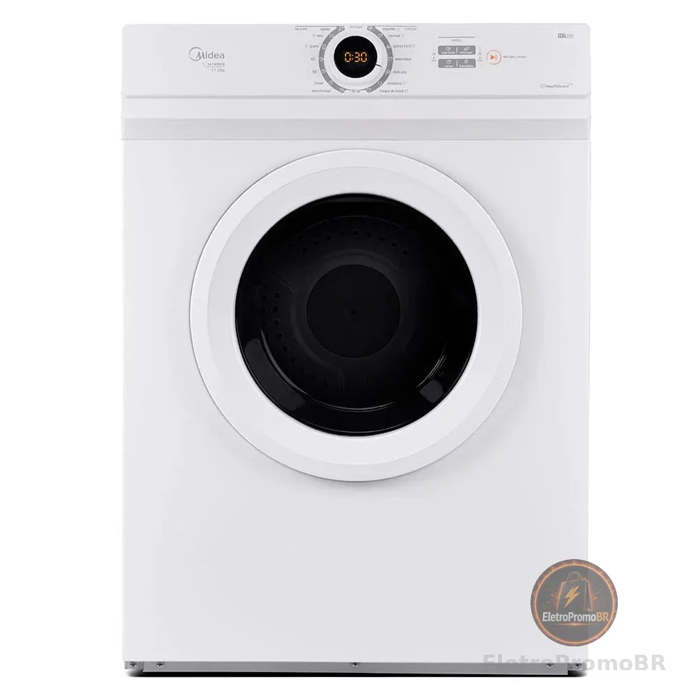 Secadora HealthGuard 11,2kg Midea 220V 60Hz