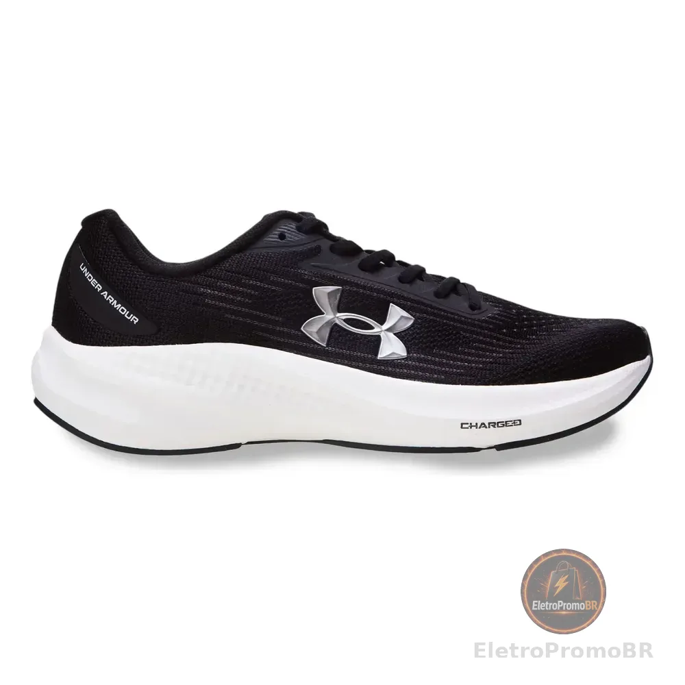 Tênis Esportivo Masculino Charged Starlight Se Under Armour Preto Lisa 39 Br
