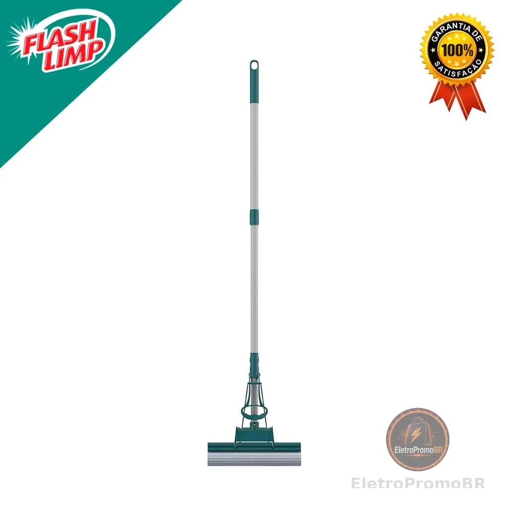 Mop Limpeza Geral Plus Rodo PVA Verde Flash Limp