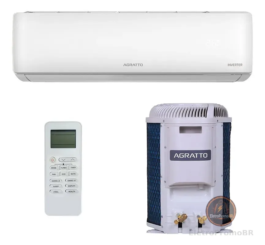 Ar Split Agratto Zen 9.000 Btus Frio Inverter 220v Branco 220v