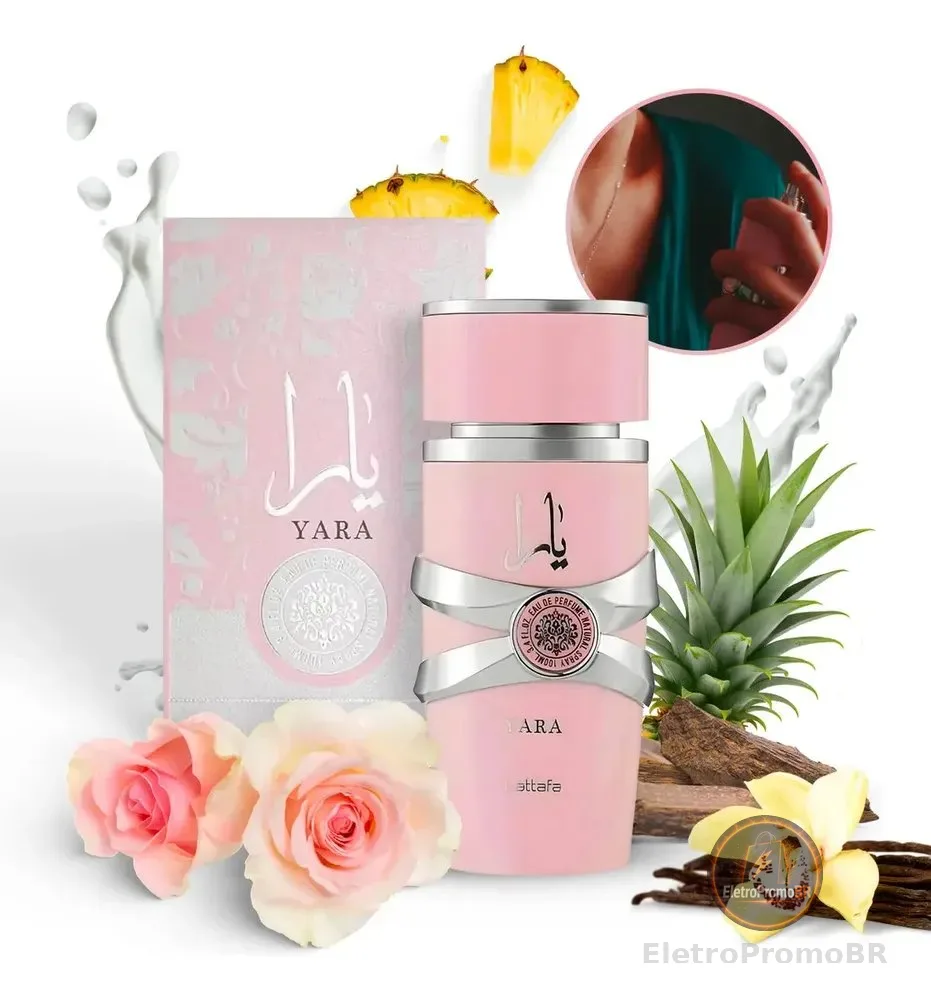 Perfume Yara lattafa feminino 100ml edp
