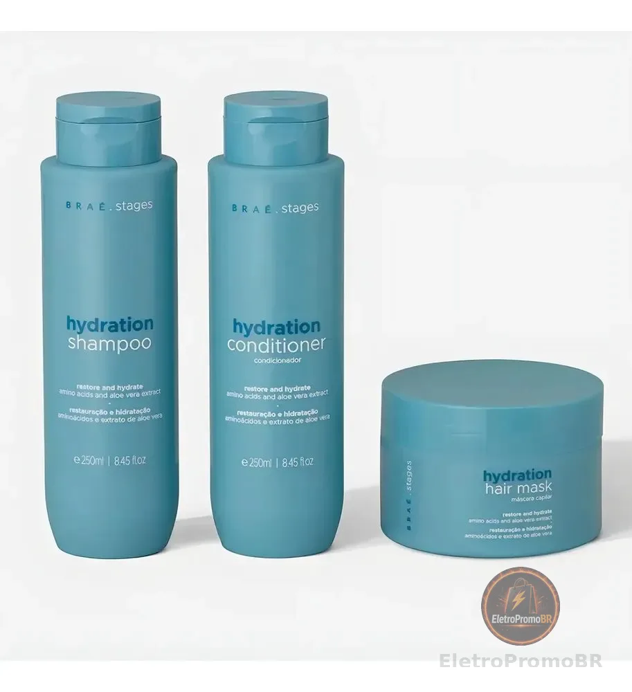 Braé - Kit Stages Hydration - SH+CD+Másc