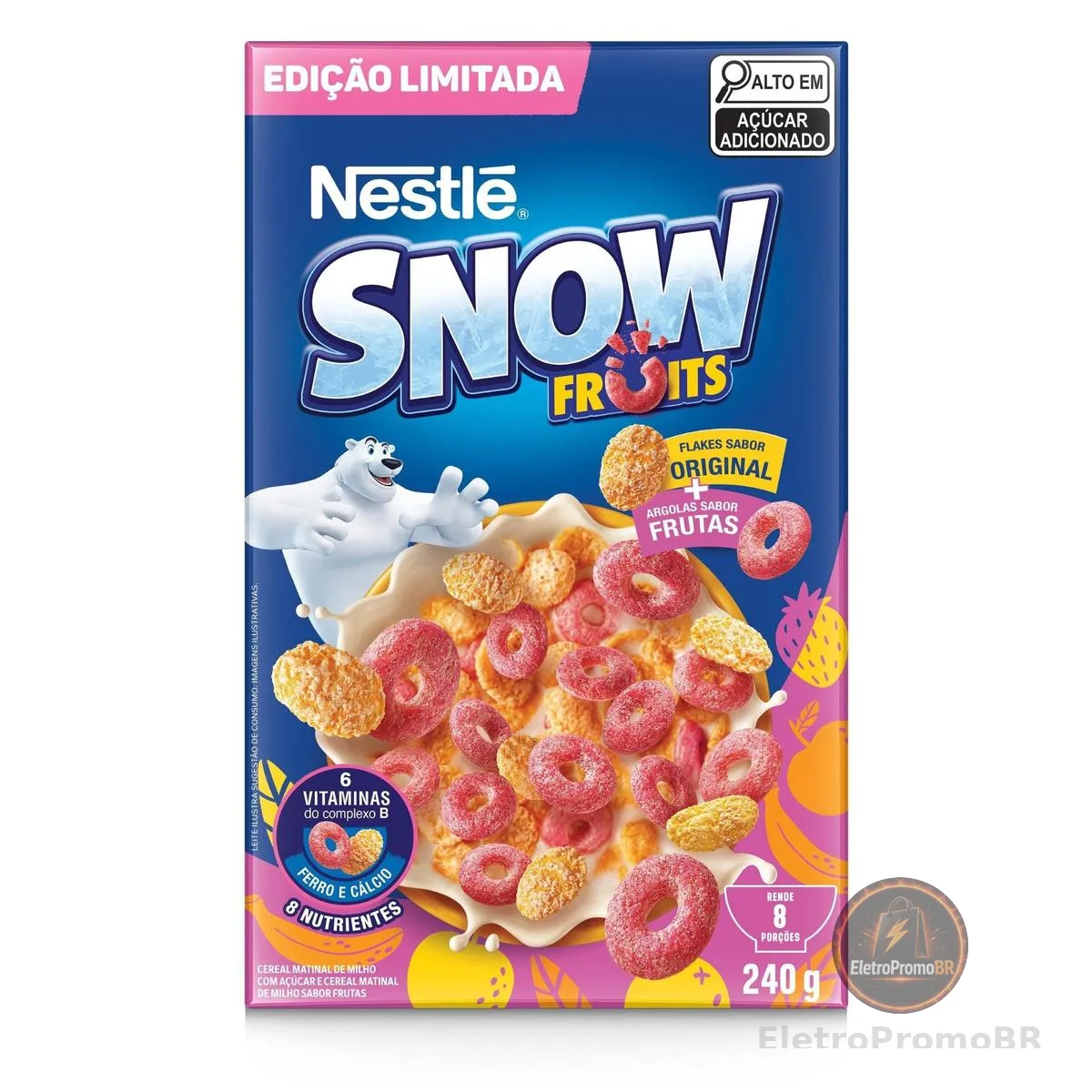 Cereal Matinal Snow Fruits 240g