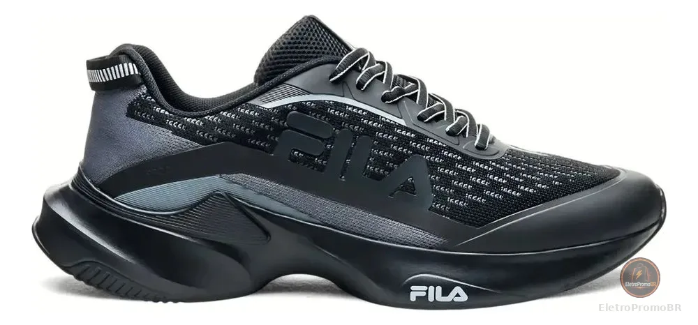 Tenis Fila Masculino Progress Lite 2 Treino Conforto Preto/grafite 42 Br