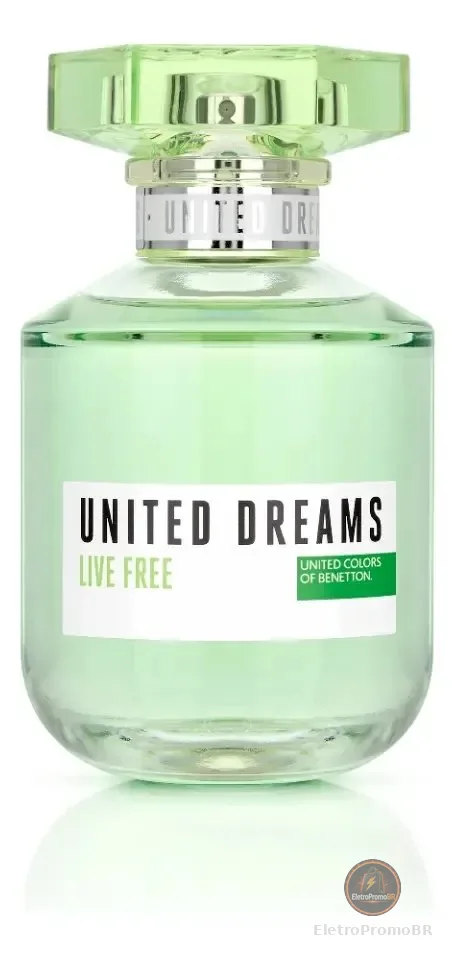 Perfume Benetton United Dreams Live Free Eau de Toilette 80 ml Feminino