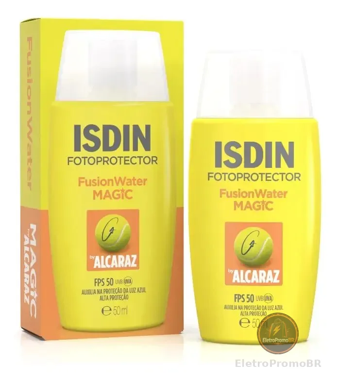 ISDIN Protetor Solar Facial Fusion Water Magic by Alcaraz FPS 50 - 50ml