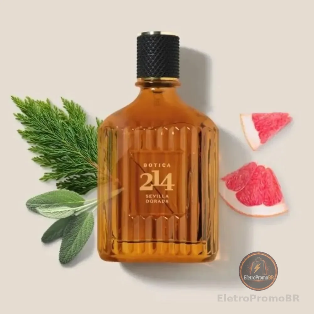 Botica 214 Sevilla Dorada Fougère Aromático Masculino Eau De Parfum Spray