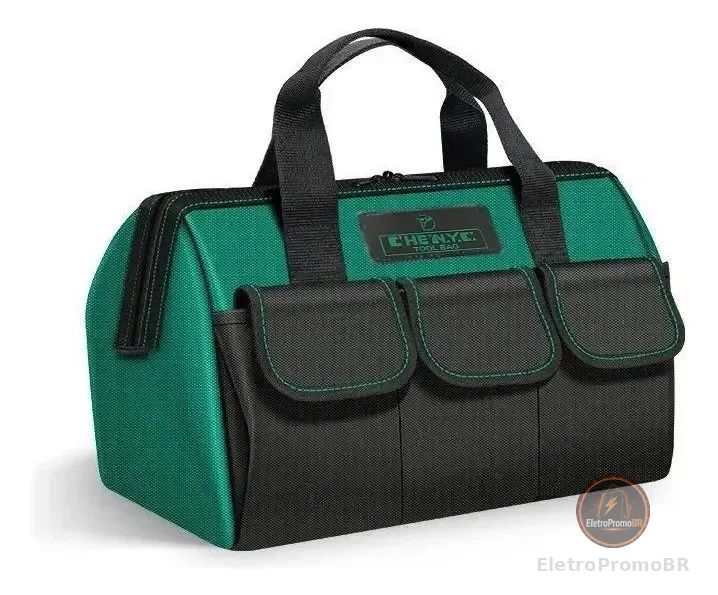 Bolsa De Ferramentas Forte Durável Lona Engrossa 14 Polegada Verde