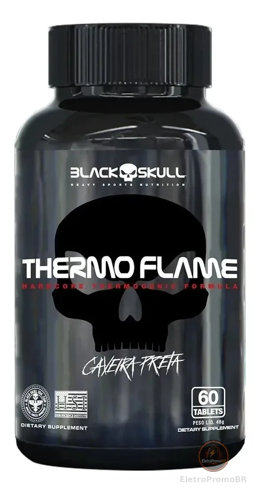 Thermo Flame Blackskull 60 Tablets Sem Sabor