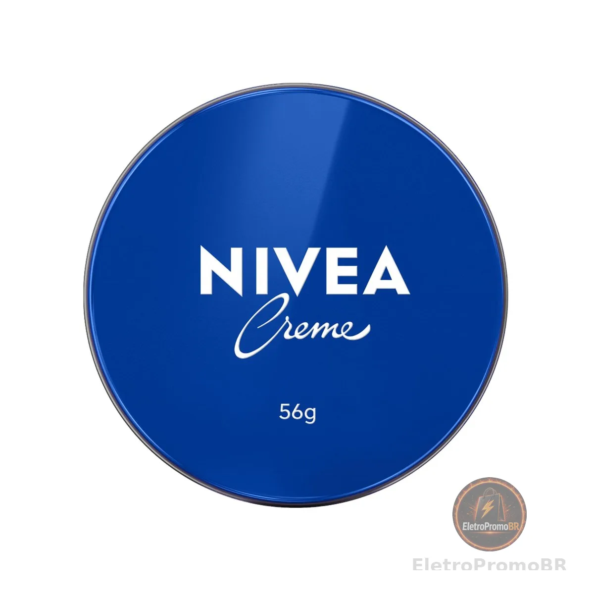 NIVEA Creme Hidratante Lata 56g, Hidratação Profunda 24h, Corporal, Uso Diário, Multibenefícios, Todas as Peles