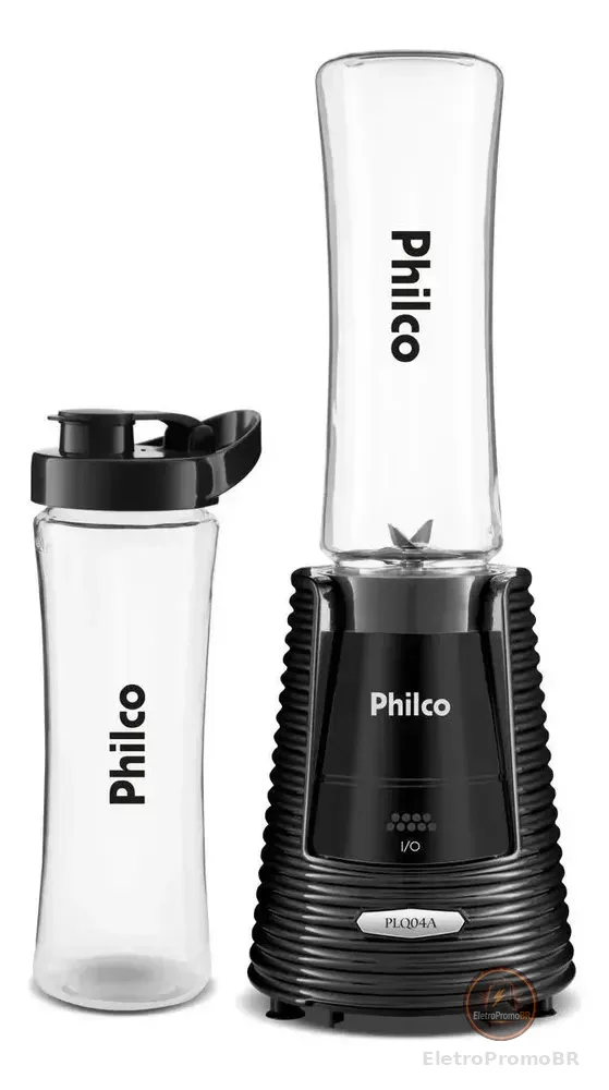 Liquidificador Philco Portátil 2 Squeezes 400W PLQ04A