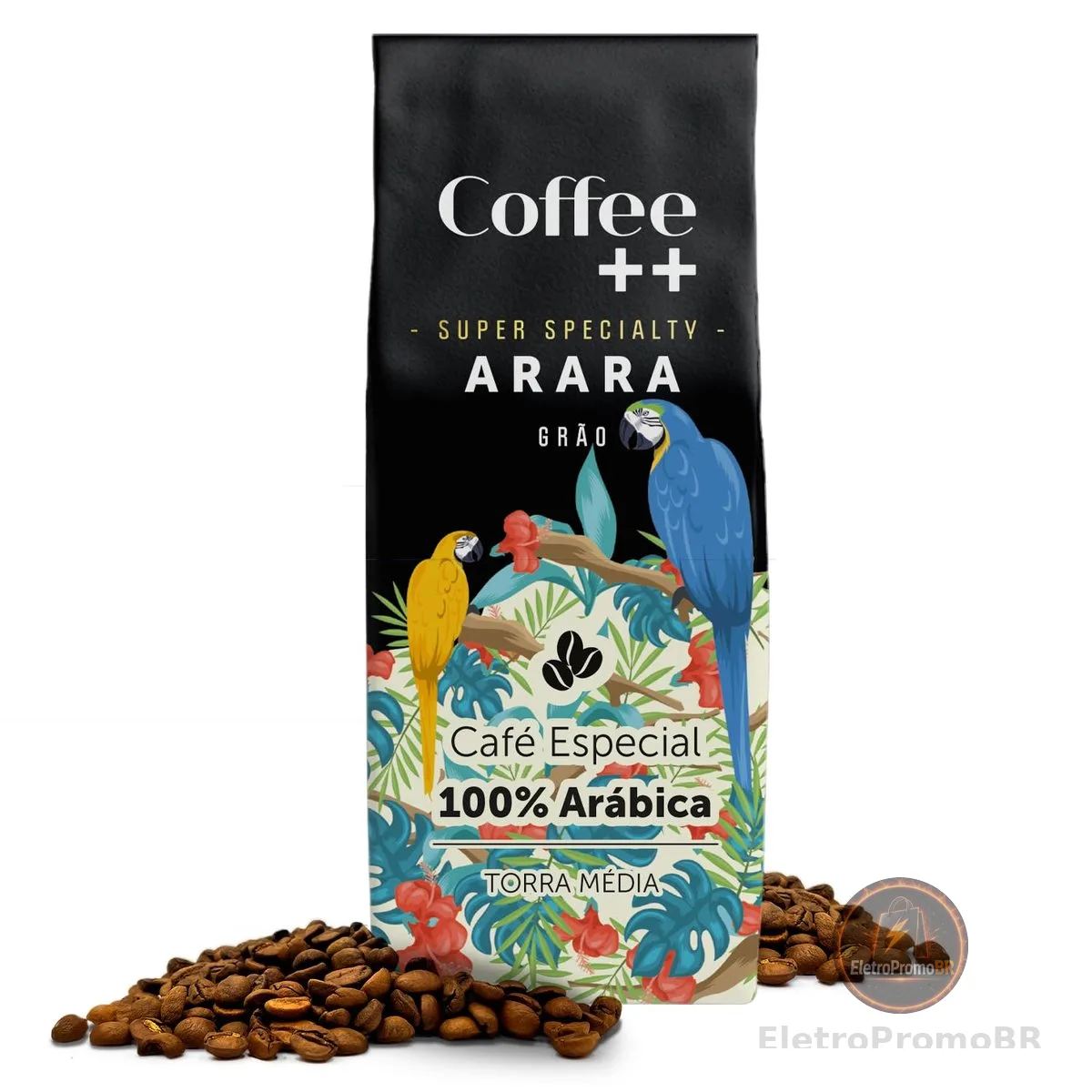Coffee Mais │Café Super Especial ARARA em Grãos │100% Arábica │ Torra Média │250g