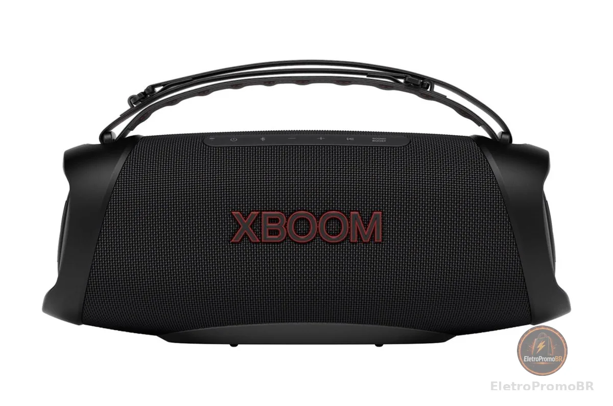 Caixa de som Bluetooth portátil LG XBOOM Durabilidade militar, à prova d'água (IP67) e 15 horas de bateria - XG8T