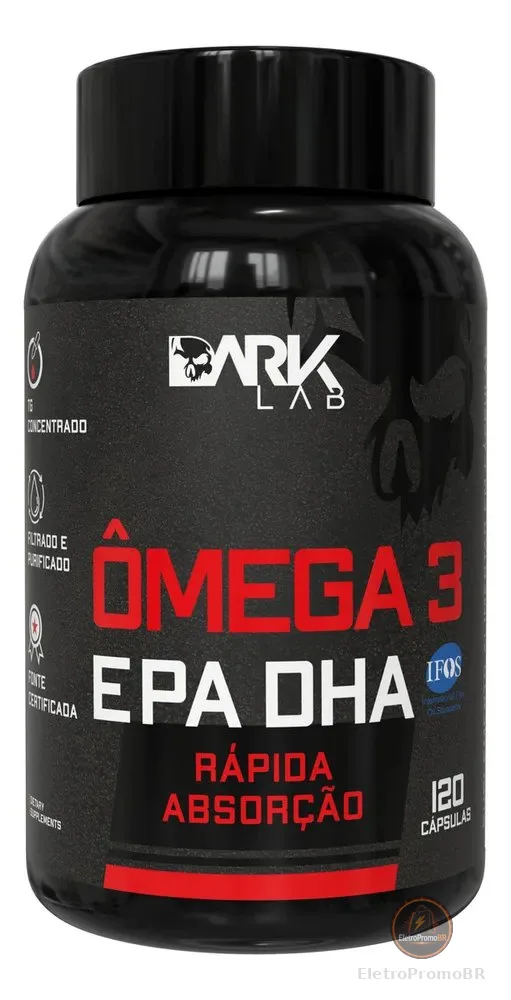 Ômega 3 Epa Dha 120 Cápsulas Dark Lab