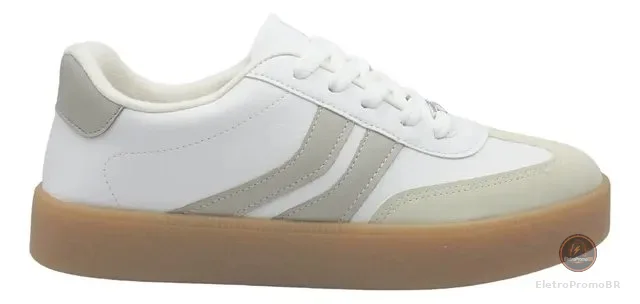 Tenis Feminino Casual Vizzano Branco Confortável Original