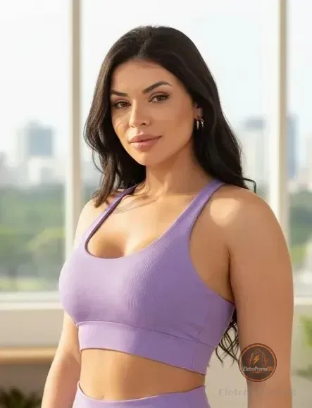 Top Feminino Fitness Cores Variadas Boa Sustentação Treinos