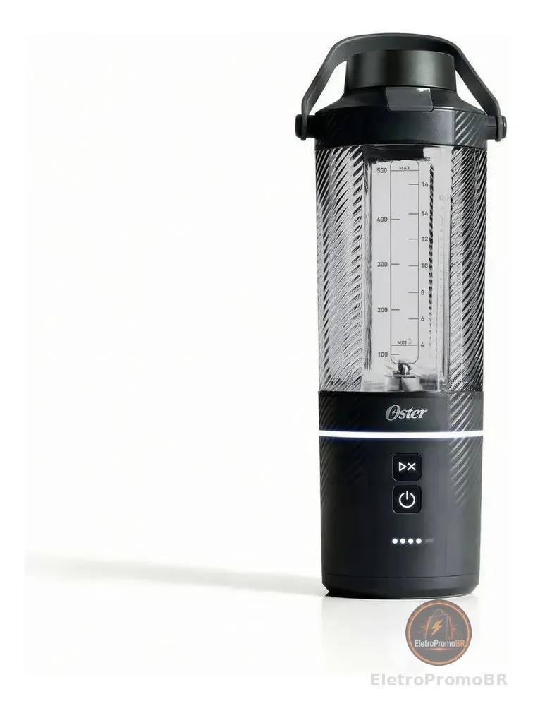 Liquidificador portátil Oster, Gomax, capacidade de 590 ml