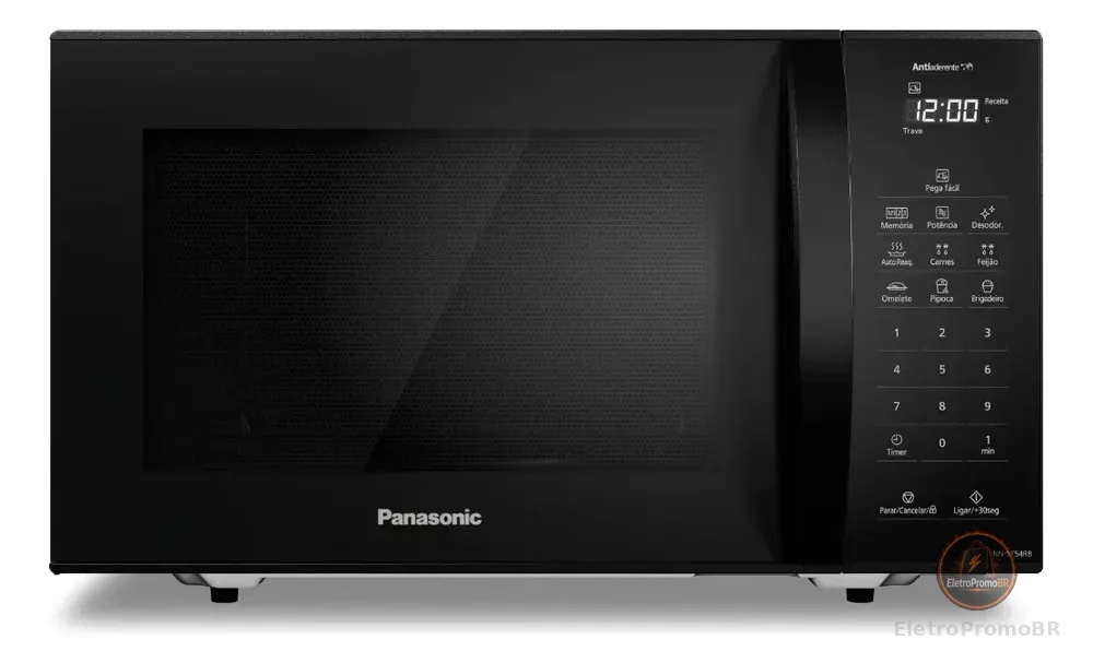 Micro-ondas Panasonic Nn-st54rbru 27 Litros Preto