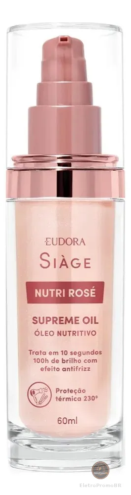 Supreme Oil Siàge Nutri Rosé 60ml - Eudora