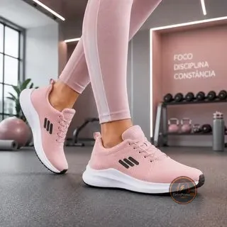 Tênis Feminino Para Academia Leve Confortável Original O2x
