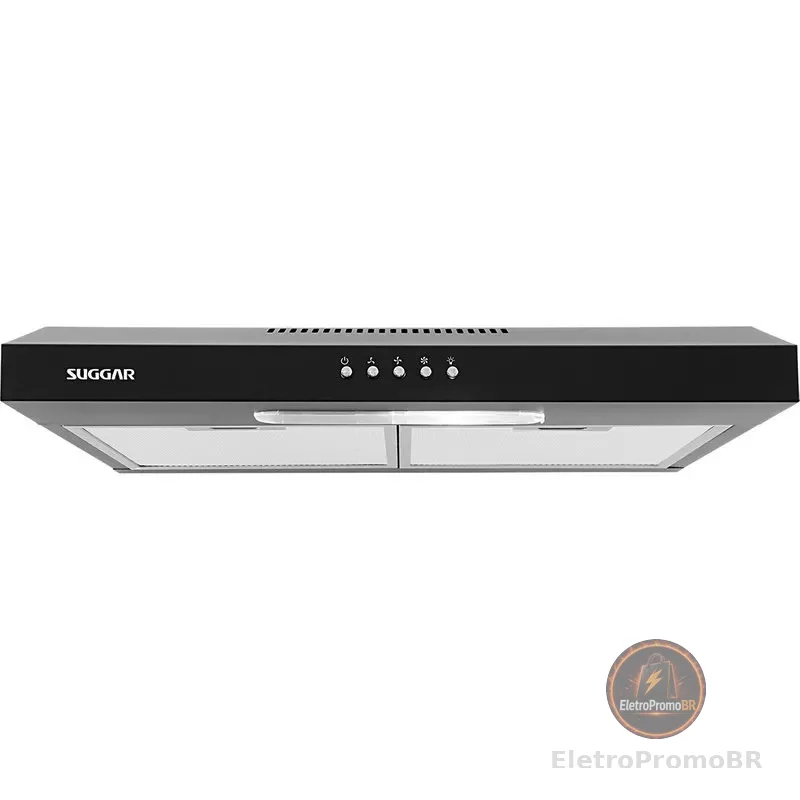 Depurador Slim 60cm Preto Dps161pt Suggar