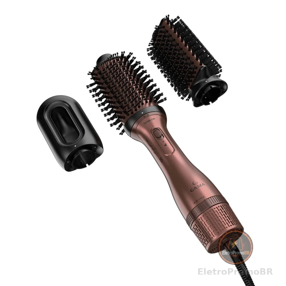 Escova Secadora GA.MA Multicabeças Marula 3D - Bivolt