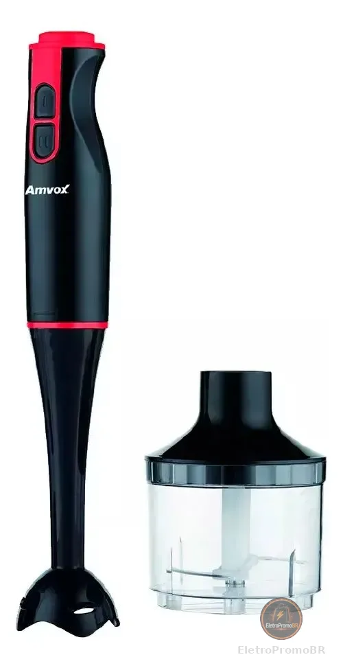 Mixer Apr 400 Lâmina De Aço 2 Velocidade 400w Amvox Cor Preto