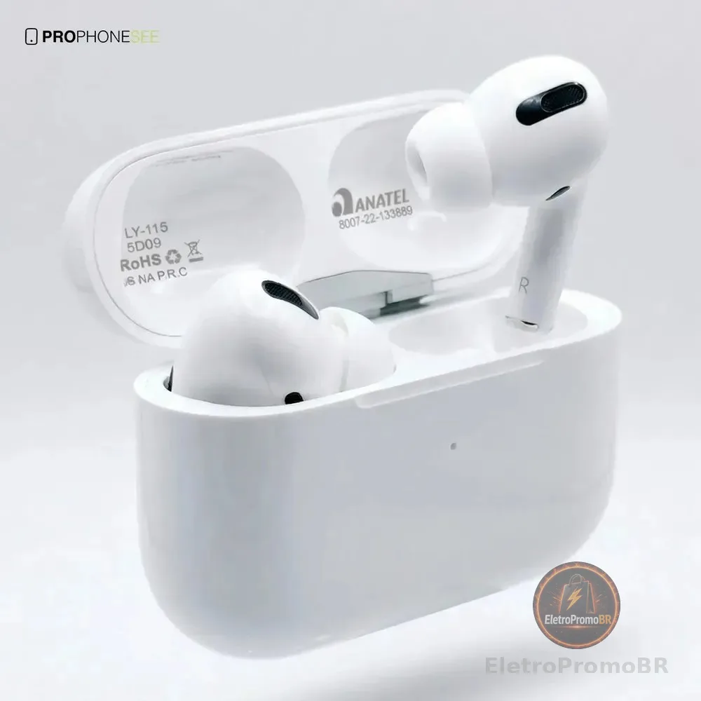 Fone Ouvido Bluetooth Compatível Com Iphone X Xr 11 12 13 14 15 16 17 Xs Pro Max Plus Samsung S20 S23 S24 Xiaomi Motorola Android Ios Sem Fio Prova DAgua Wireless Tipo Light Cancelamento Ruido Celular