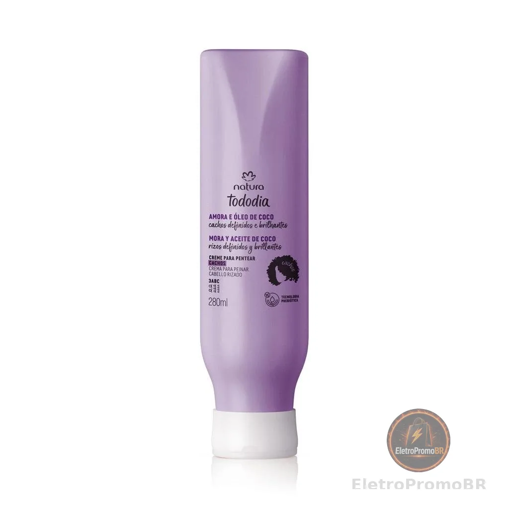Creme para Pentear Cachos Tododia Amora e Óleo de Coco 280ml