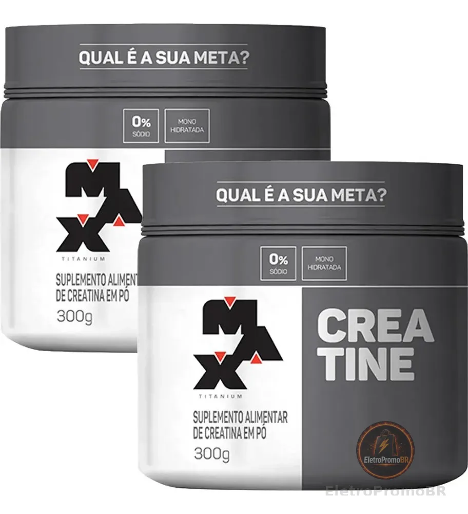 Combo/Kit 2x Creatina Monohidratada 300g Pó