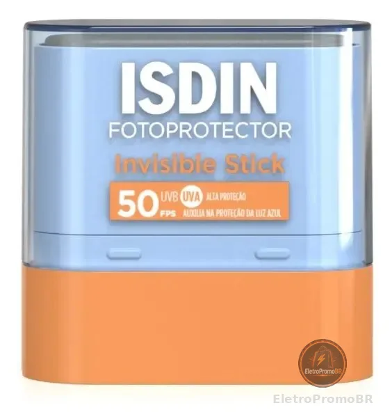 ISDIN Protetor Solar Facial em bastão Invisible Stick FPS 50 - 10g