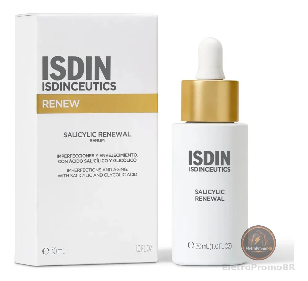 ISDIN Sérum Anti-Idade e Corretor de Imperfeições com Ácido Salicílico Isdinceutics Salicylic Renewal - 30ml