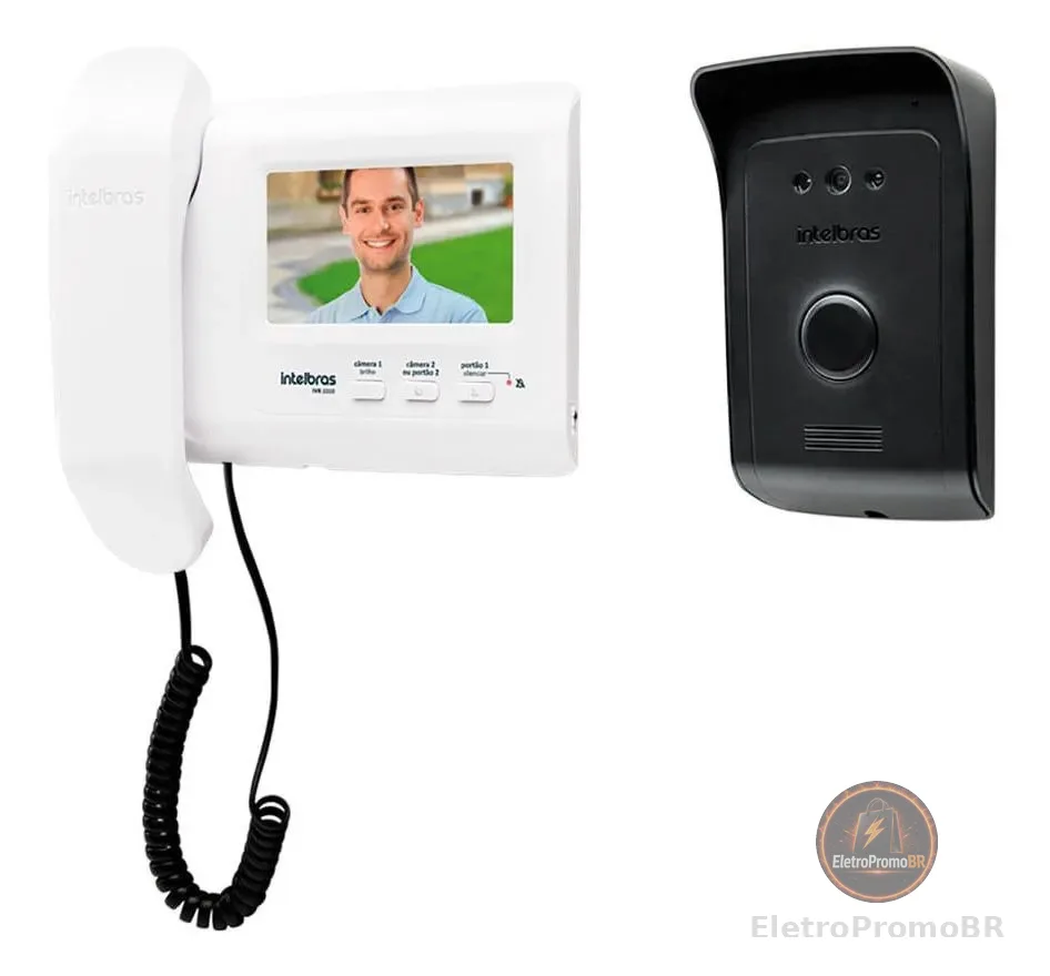 Video Porteiro Ivr 1010 Branco E Preto Intelbras 110V/220V