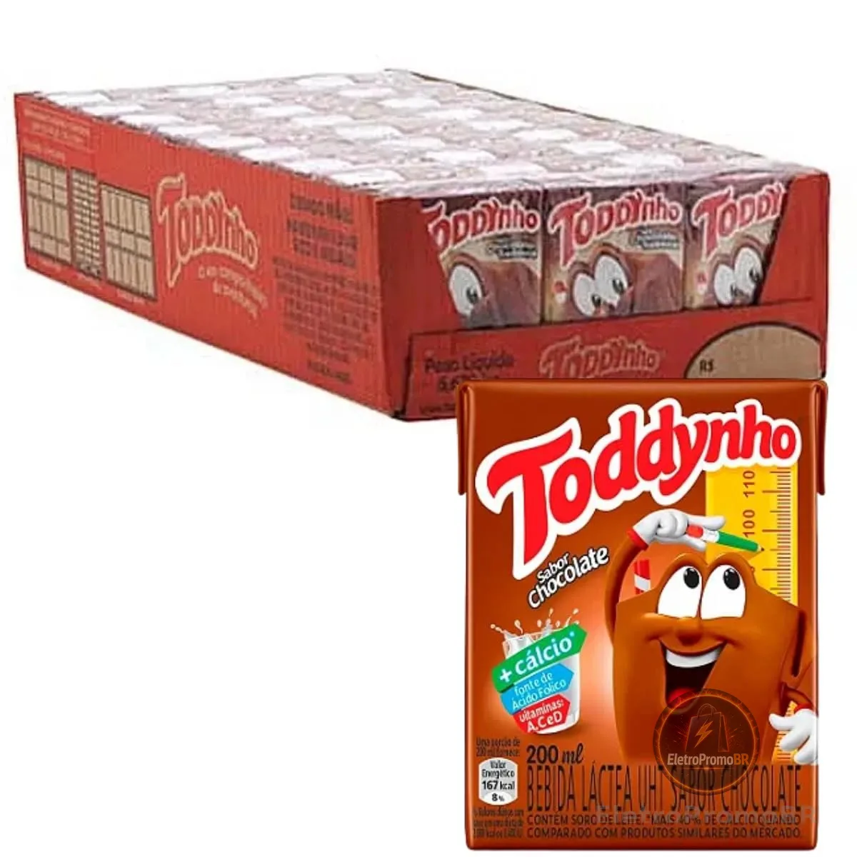 Bebida Láctea Chocolate Toddynho 200ml - Pack com 27