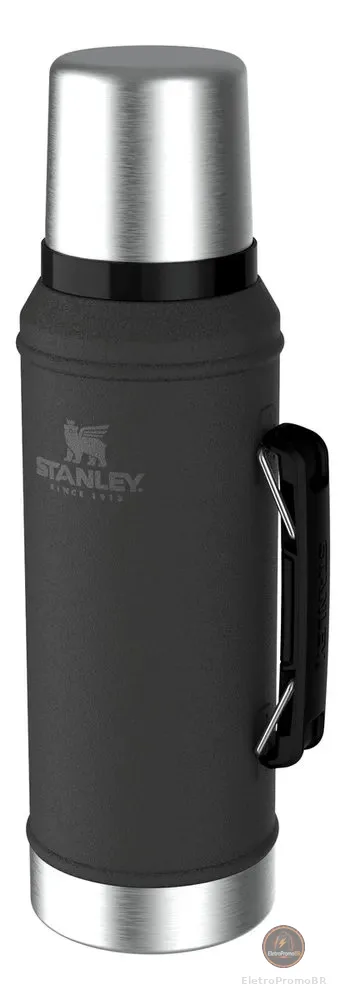 Termo Stanley Classic Matte 950mL pretoliso