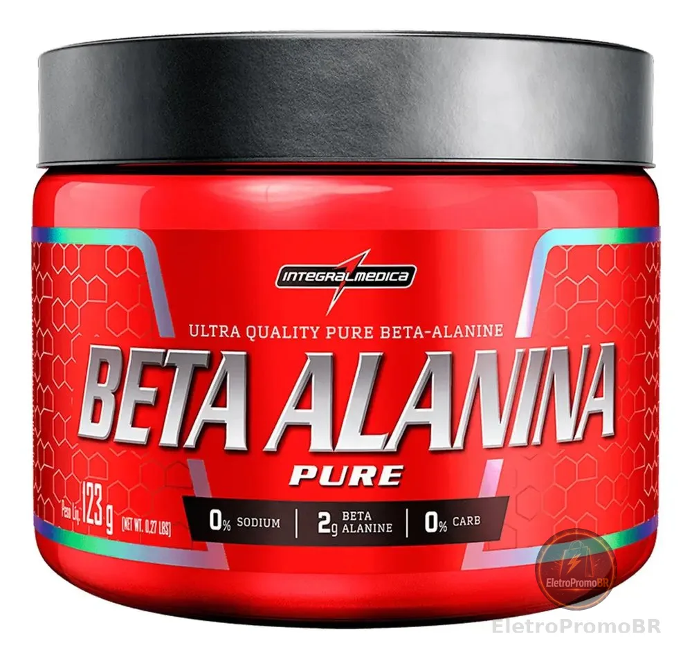 Beta Alanina Pura em Pó 123g Integralmédica