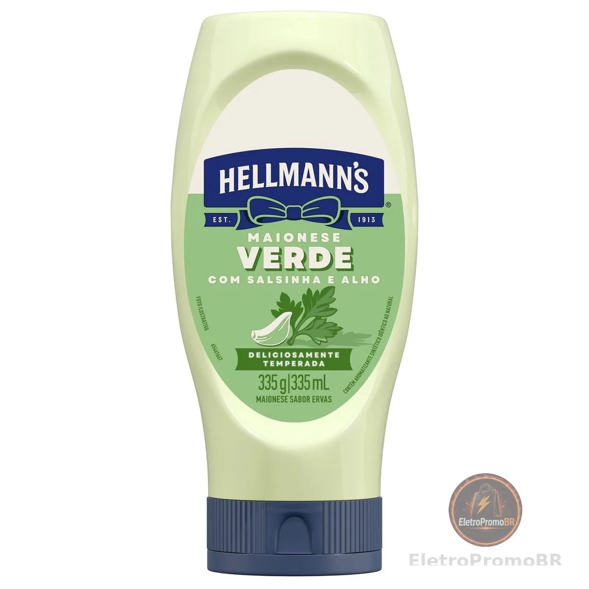 Hellmann's Maionese Verde Squeeze 335g