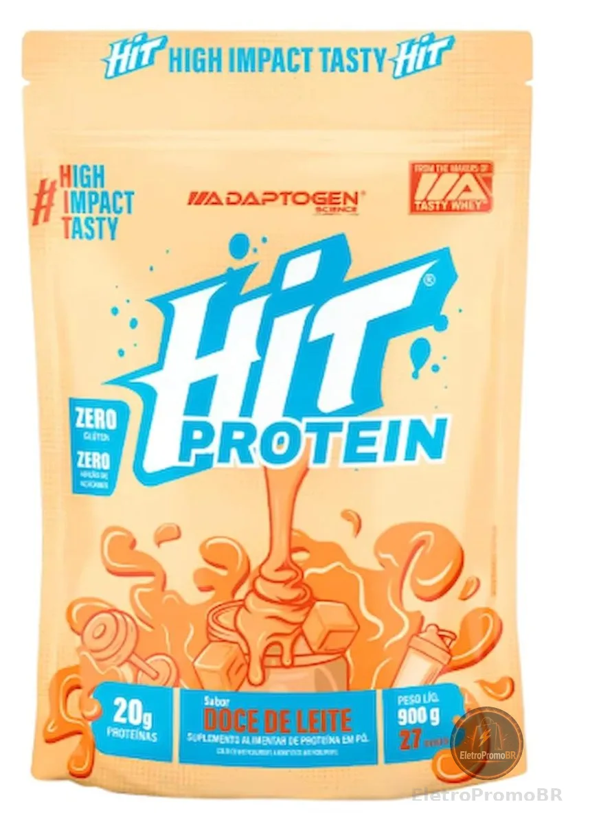 HIT Protein (900g) Sabor Doce de Leite – Adaptogen Scinece | 20G Proteina por dose