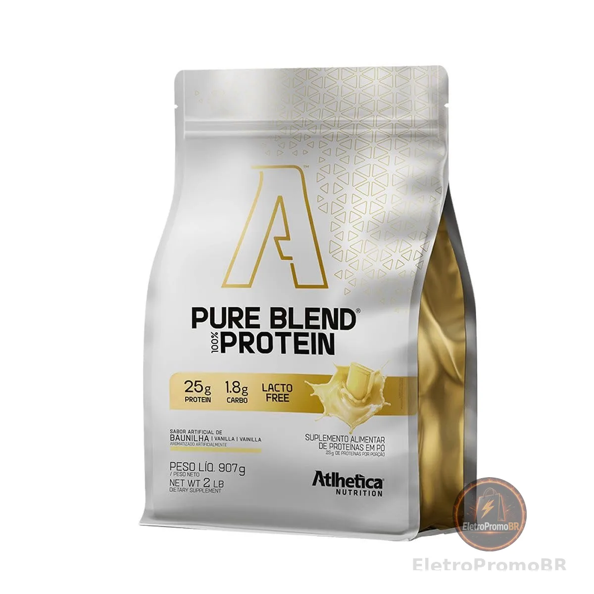 Whey Isolado Blend Zero Lactose 907g Baunilha - Atlhetica