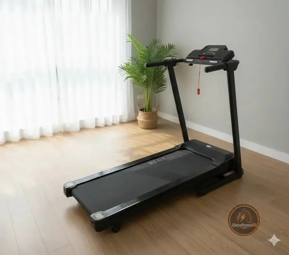 Esteira Elétrica Ergométrica Bivolt Ginastica Wct Fitness Cor Preto