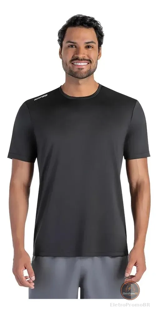 Camiseta Academia Treino Masculina Essential 2.0 Olympikus Preto M