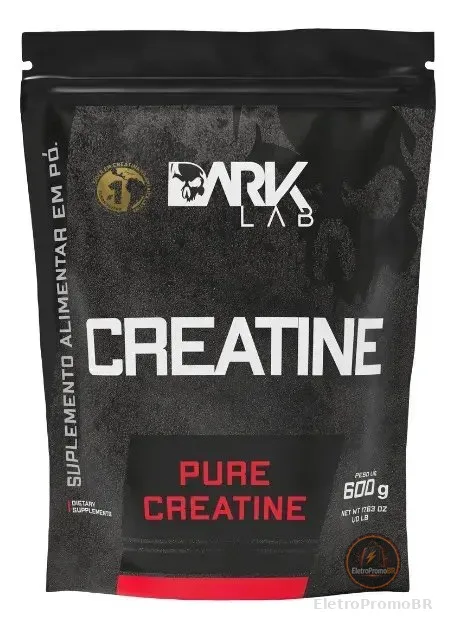 Creatina Monohidratada Pura 600g Dark Lab Unidade