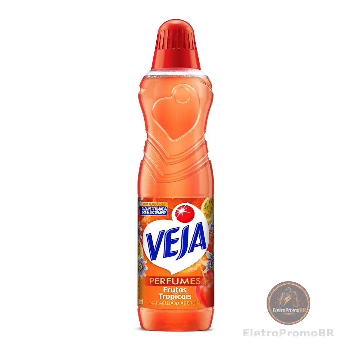 Limpador Perfumado Veja Tulipa da Holanda - 500ml, Veja, Coral