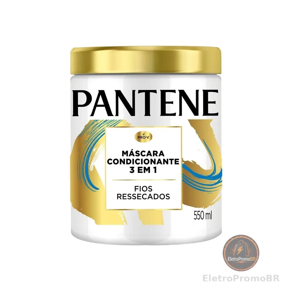 Pantene Pro-V Máscara Capilar 3 em 1 para Fios Ressecados 550 ml