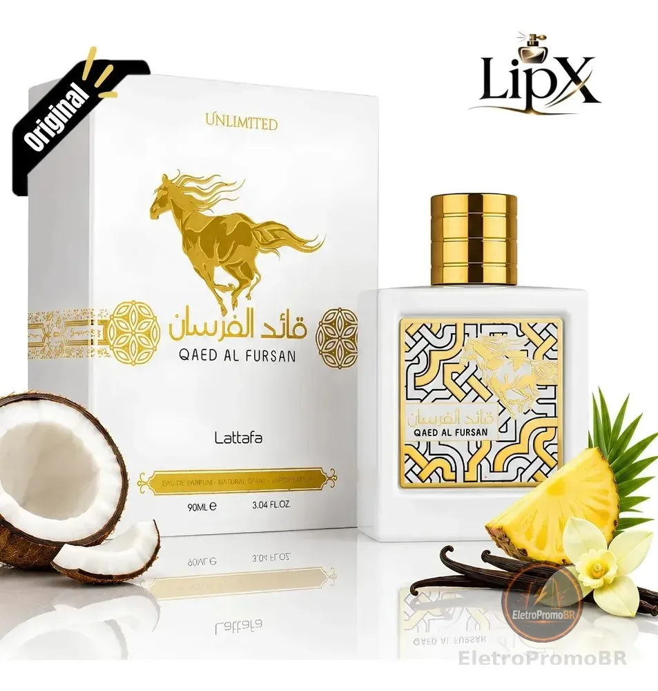 Perfume Árabe Qaed Al Fursan Unlimited Edp 90ml