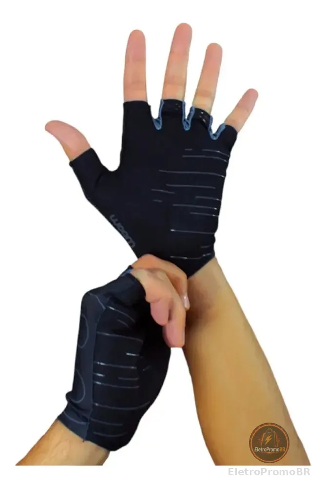 Luva De Ciclismo Woom Supreme Unlimited Unissex I Cor Preto Tamanho G