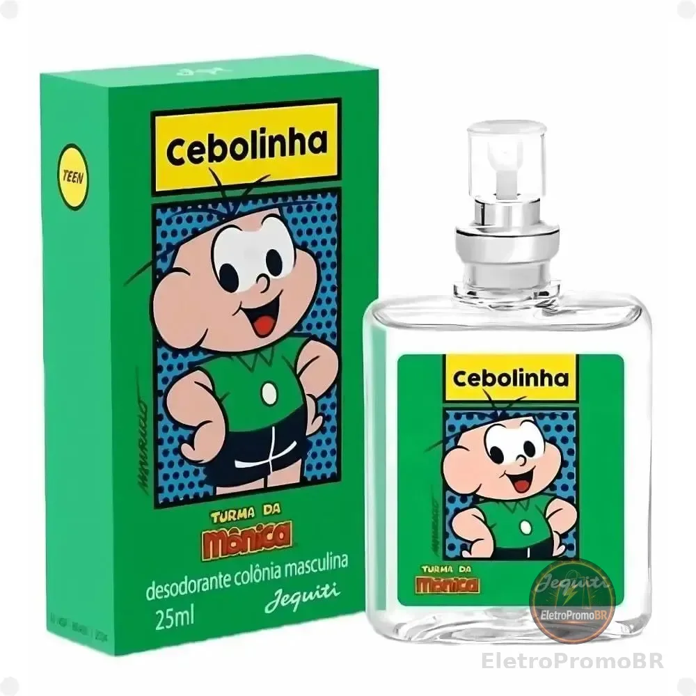 Perfumes Colônia Miniatura Cebolinha Turma Da Mônica Jequiti 25ml