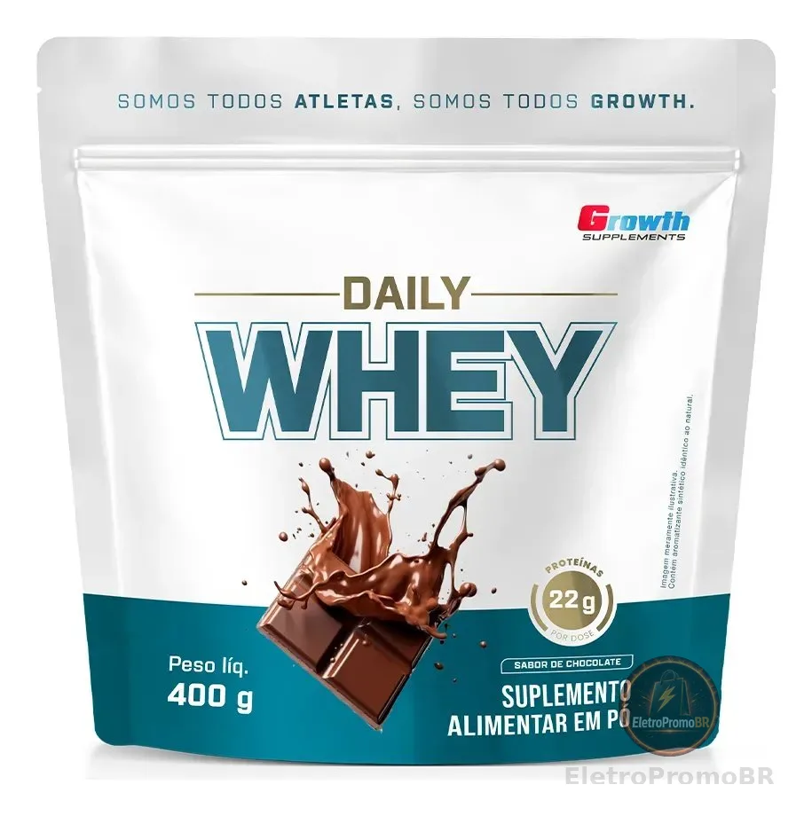Daily Whey Protein 400g Growth Supplements Chocolate