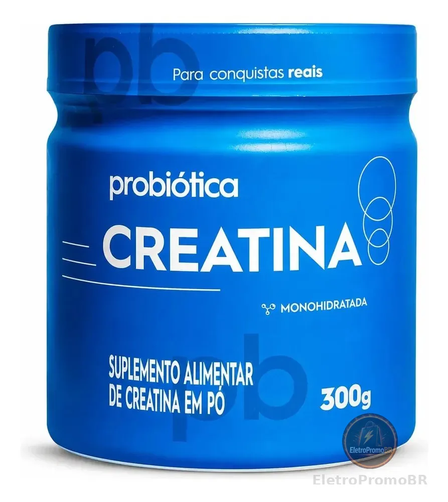 Creatina Probiotica 300g Monohidratada Sem Sabor