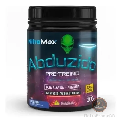Abduzido Pre Treino Nitro Max 300g Sabor Yellow Punch